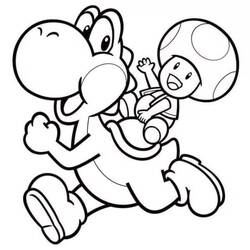 Dessin à colorier: Yoshi (Jeux Vidéos) #195210 - Coloriages à Imprimer Gratuits