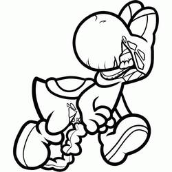 Dessin à colorier: Yoshi (Jeux Vidéos) #195225 - Coloriages à Imprimer Gratuits