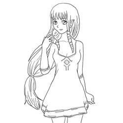 Dessin à colorier: Zelda (Jeux Vidéos) #200880 - Coloriages à Imprimer Gratuits