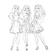 Dessin à colorier: Barbie (Jouets et Jeux) #27451 - Coloriages à Imprimer Gratuits