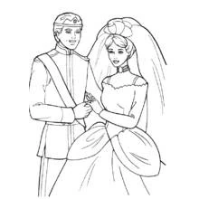 Coloriage Barbie (Jouets et Jeux) #27456 à imprimer et colorier