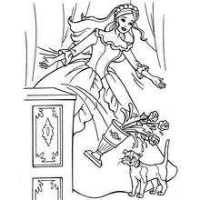 Joli coloriage Barbie (Jouets et Jeux) #27505, prêt à imprimer
