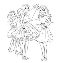 Dessin à colorier: Barbie (Jouets et Jeux) #27539 - Coloriages à Imprimer Gratuits