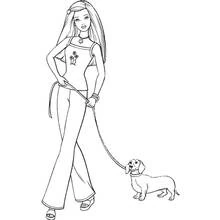 Dessin à colorier: Barbie (Jouets et Jeux) #27542 - Coloriages à Imprimer Gratuits