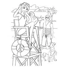Dessin à colorier: Barbie (Jouets et Jeux) #27561 - Coloriages à Imprimer Gratuits