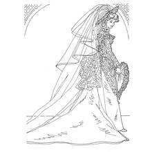 Coloriage Barbie (Jouets et Jeux) #27570 à imprimer et colorier