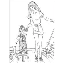Dessin à colorier: Barbie (Jouets et Jeux) #27578 - Coloriages à Imprimer Gratuits