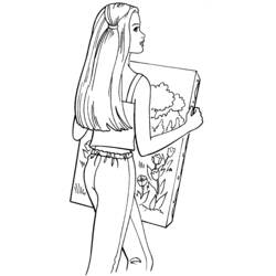 Dessin Barbie (Jouets et Jeux) #27595 à colorier pour petits et grands