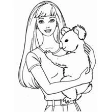 Dessin à colorier: Barbie (Jouets et Jeux) #27646 - Coloriages à Imprimer Gratuits