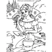 Coloriage Barbie (Jouets et Jeux) #27674 à imprimer et colorier