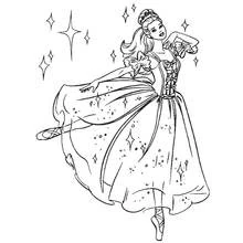 Coloriage Barbie (Jouets et Jeux) #27710 à imprimer et colorier