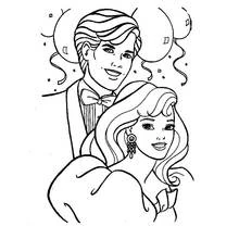 Coloriage Barbie (Jouets et Jeux) #27722 à imprimer et colorier