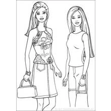 Coloriage Barbie (Jouets et Jeux) #27733 à imprimer et colorier