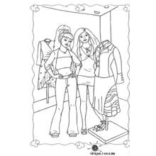 Coloriage gratuit Barbie (Jouets et Jeux) #27807 à colorier aux crayons