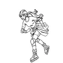 Coloriage Barbie (Jouets et Jeux) #27811 à imprimer et colorier