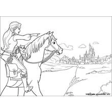 Coloriage Barbie (Jouets et Jeux) #27827 à imprimer et colorier