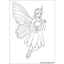 Coloriage à imprimer Barbie (Jouets et Jeux) #27836 pour enfants et adultes