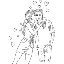 Dessin à colorier: Barbie et Ken (Jouets et Jeux) #219766 - Coloriages à Imprimer Gratuits