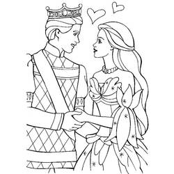 Dessin à colorier: Barbie et Ken (Jouets et Jeux) #219778 - Coloriages à Imprimer Gratuits