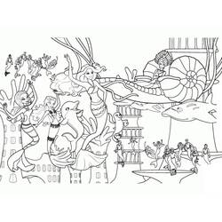 Dessin à colorier: Barbie Sirène (Jouets et Jeux) #200649 - Coloriages à Imprimer Gratuits