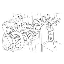 Dessin à colorier: Barbie Sirène (Jouets et Jeux) #200663 - Coloriages à Imprimer Gratuits