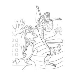 Dessin à colorier: Barbie Sirène (Jouets et Jeux) #200677 - Coloriages à Imprimer Gratuits
