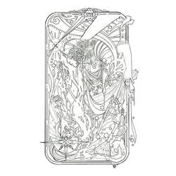 Dessins à colorier: Carte de Tarot - Coloriages à Imprimer Gratuits