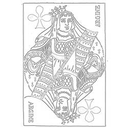Dessin à colorier: Carte de Tarot (Jouets et Jeux) #219874 - Coloriages à Imprimer Gratuits