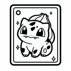 Dessin à colorier: Carte Pokémon (Jouets et Jeux) #213891 - Coloriages à Imprimer Gratuits