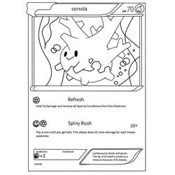 Dessin à colorier: Carte Pokémon (Jouets et Jeux) #213894 - Coloriages à Imprimer Gratuits