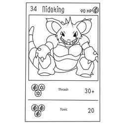 Dessin à colorier: Carte Pokémon (Jouets et Jeux) #213900 - Coloriages à Imprimer Gratuits