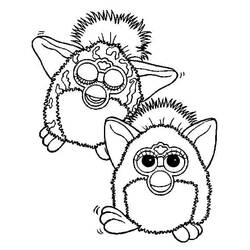 Dessin à colorier: Furby (Jouets et Jeux) #218546 - Coloriages à Imprimer Gratuits