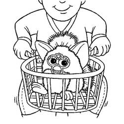 Dessin à colorier: Furby (Jouets et Jeux) #218548 - Coloriages à Imprimer Gratuits
