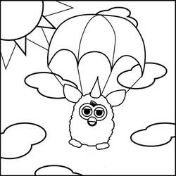 Dessin à colorier: Furby (Jouets et Jeux) #218549 - Coloriages à Imprimer Gratuits