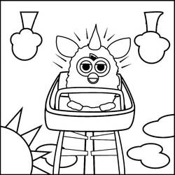 Dessin à colorier: Furby (Jouets et Jeux) #218550 - Coloriages à Imprimer Gratuits