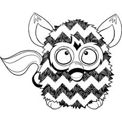 Dessin à colorier: Furby (Jouets et Jeux) #218551 - Coloriages à Imprimer Gratuits