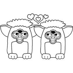 Dessin à colorier: Furby (Jouets et Jeux) #218552 - Coloriages à Imprimer Gratuits