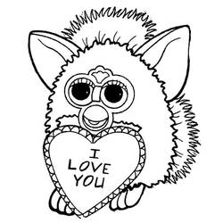 Dessin à colorier: Furby (Jouets et Jeux) #218553 - Coloriages à Imprimer Gratuits