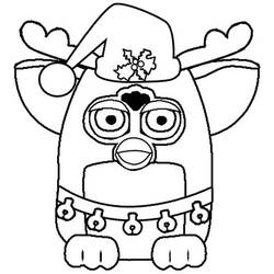Dessin à colorier: Furby (Jouets et Jeux) #218554 - Coloriages à Imprimer Gratuits