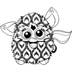 Dessin à colorier: Furby (Jouets et Jeux) #218555 - Coloriages à Imprimer Gratuits