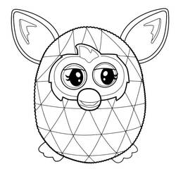 Dessin à colorier: Furby (Jouets et Jeux) #218557 - Coloriages à Imprimer Gratuits