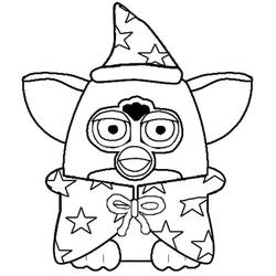 Dessin à colorier: Furby (Jouets et Jeux) #218562 - Coloriages à Imprimer Gratuits