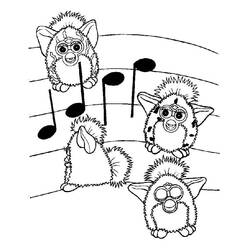 Dessin à colorier: Furby (Jouets et Jeux) #218565 - Coloriages à Imprimer Gratuits