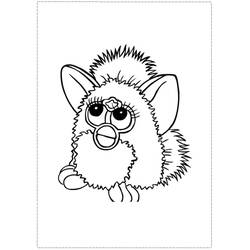 Dessin à colorier: Furby (Jouets et Jeux) #218568 - Coloriages à Imprimer Gratuits