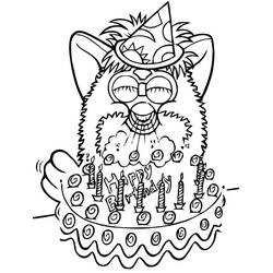 Dessin à colorier: Furby (Jouets et Jeux) #218572 - Coloriages à Imprimer Gratuits