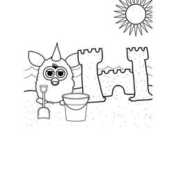 Dessin à colorier: Furby (Jouets et Jeux) #218573 - Coloriages à Imprimer Gratuits