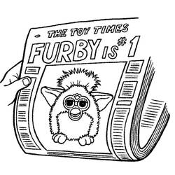 Dessin à colorier: Furby (Jouets et Jeux) #218574 - Coloriages à Imprimer Gratuits