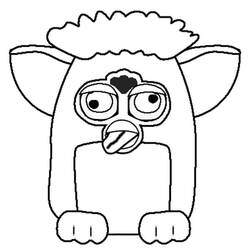 Dessin à colorier: Furby (Jouets et Jeux) #218575 - Coloriages à Imprimer Gratuits