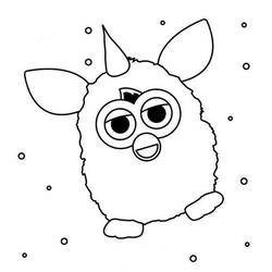 Dessin à colorier: Furby (Jouets et Jeux) #218576 - Coloriages à Imprimer Gratuits