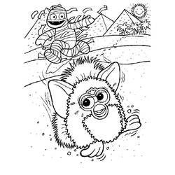 Dessin à colorier: Furby (Jouets et Jeux) #218577 - Coloriages à Imprimer Gratuits